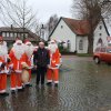 Nikolaus auf dem Dorfplatz